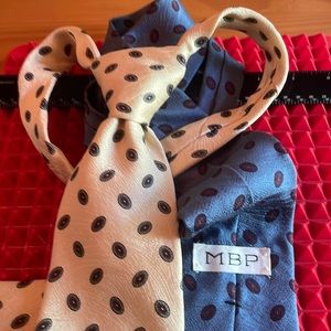 BEAUTIFUL PAIR OF M B P SILK NECKTIES